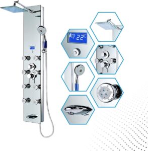 Blue Ocean 52 Aluminum SPA392M Shower Panel Img