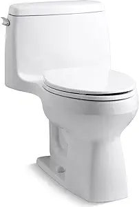 KOHLER 3810-0 Santa Rosa Comfort Height Elongated 1.28 GPF Toilet Img