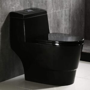 WOODBRIDGE T-0019, Dual Flush Elongated One Piece Toilet Img