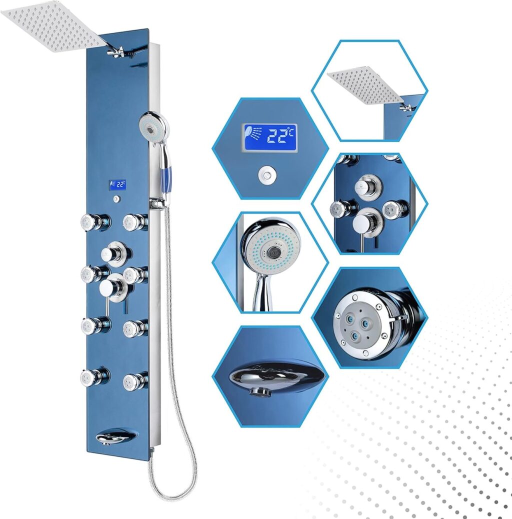 The 10 Best Shower Panel Reviews with Complete Guide [2021] - Toilet Lounge