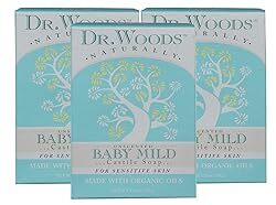 Dr. Woods Unscented Baby Mild Bar Soap Img