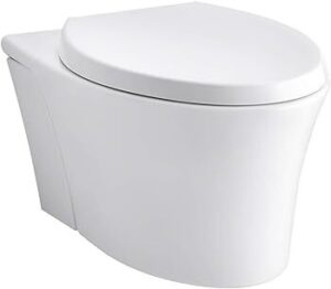 KOHLER K-6299-0 Veil Wall-Hung Elongated Toilet Bowl Img
