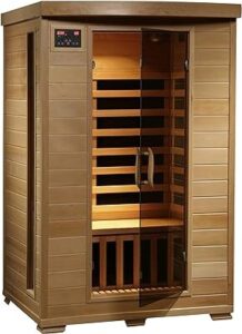 Radiant Saunas 2-Person Hemlock Infrared Sauna Img