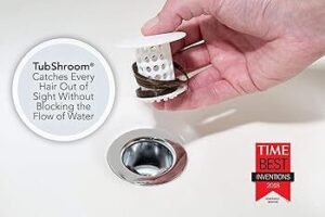 Tub Drain Protector Hair Catcher by TubShroom Img